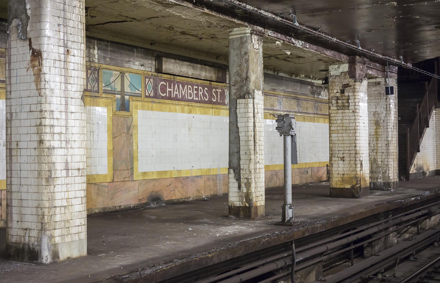 Chambers Street, New York City, USA